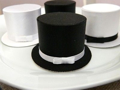 Small Black Hat Box from Wedding Shopz