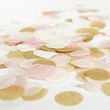 Pink and Gold Tissue Paper Circle Confetti Party Decoration Wedding Baby Shower- Le Petit Pain