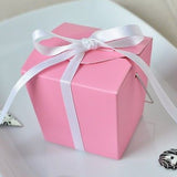 12 Pink Chinese Mini Take Out Boxes Wedding Party Favor Container Supply