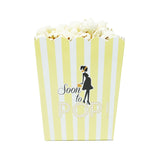 Soon To Pop Yellow Baby Shower Popcorn Favor Box-Set of 20- Le Petit Pain