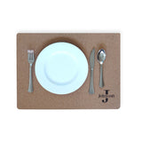 Custom Personalized Initials Name Monogram Dinner Place Mats Cork Set of 2