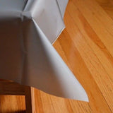 54" x 108" Rectangle Plastic Table Cover Table Cloth Multiple Colors! Durable - le petit pain