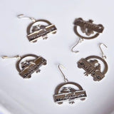 20 Metal Just Married Car Wedding Favor Silver Charms Jewelry - le petit pain