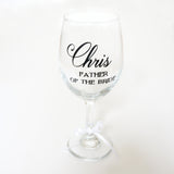Mother of the Bride Gift, Father of the Bride Gift, Custom Personalized Wine Glasses, Mother Father of the Groom Gift,Wedding Party Gift- Le Petit Pain