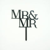 Mr and Mr Wedding Cake Topper Groom and Groom Gay Premium Cake Topper- Le Petit Pain
