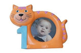 Orange Tabby Cat 1st Birthday Picture Frame 3"x5"- Le Petit Pain