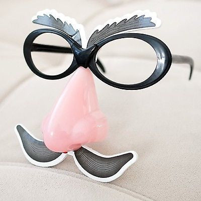 Funny Novelty Eye Glasses Light Up Nose Photo Prop Costume Mask- Le Petit Pain