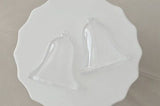 Clear Plastic Bell Shaped Container Ornament Favor Fillable DIY- Le Petit Pain