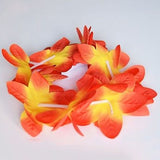 2 Hawaiian Orchid Crown Lei Flower Lei Pink Purple Red Orange Violet Luau - le petit pain