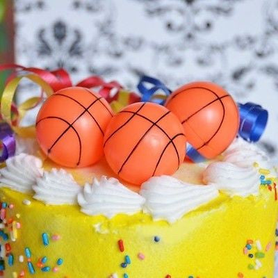 Basketball Cake Topper Set of 6- Le Petit Pain