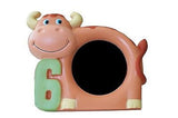 Brown Cow 6th Birthday 6 Years Old Picture Frame 3" x 5" Cute Photo Frame- Le Petit Pain