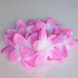 2 Hawaiian Orchid Crown Lei Flower Lei Pink Purple Red Orange Violet Luau - le petit pain