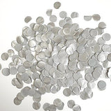 Metallic Silver Tissue Paper Circle Confetti Party Decoration Grey Wedding Favor- Le Petit Pain