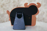 Brown Cow 6th Birthday 6 Years Old Picture Frame 3" x 5" Cute Photo Frame- Le Petit Pain