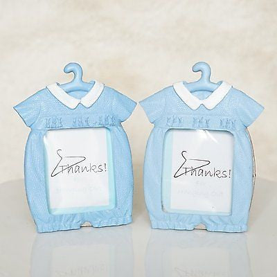 2 Blue Baby Shower Thanks For Hanging with Us Picture Frames Cute Baby Favors - le petit pain