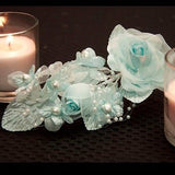 Multi Colors Bridal Flower with Bead Loop Roses Pearls 5" Wedding DIY Craft- Le Petit Pain