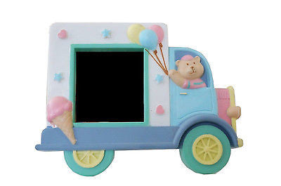 Ice Cream Truck Teddy Bear Picture Frame Children's Tabletop Frame