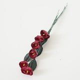 12 Paper Peonies Flowers Bouquet Burgundy Ivory Pink Peach Lavender Wedding - le petit pain