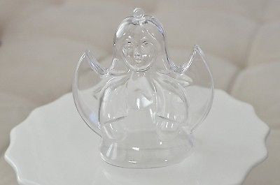 Clear Plastic Angel Shaped Container Favor Box DIY Ornament- Le Petit Pain