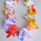 2 Premium Hawaiian Orchid Leis Necklace Various Colors! Wedding Beach Luau Party - le petit pain