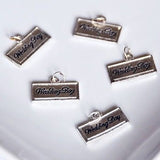 10 count Metal Rustic Wedding Day Party Favor Charms DIY Crafts Wedding Jewelry - le petit pain