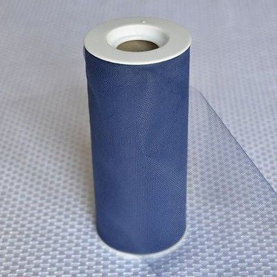 Navy Blue Premium Tulle on Spool 25 Yards Craft Project Wedding Table Decoration- Le Petit Pain