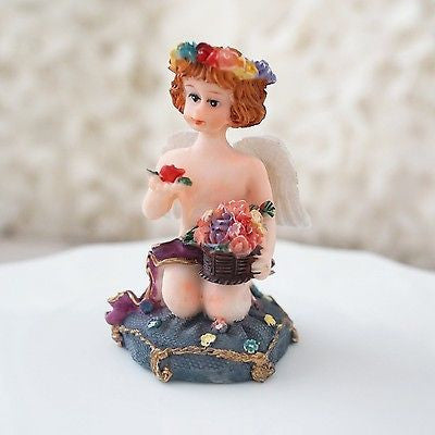 Vintage Style Decorative Collectible Angel Figurine on Pillow- Le Petit Pain