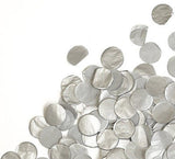 Metallic Silver Tissue Paper Circle Confetti Party Decoration Grey Wedding Favor- Le Petit Pain