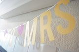 Pink and Gold From Miss to Mrs Bridal Shower Bachelorette Banner Photo Prop- Le Petit Pain
