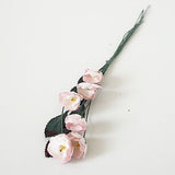 12 Paper Peonies Flowers Bouquet Burgundy Ivory Pink Peach Lavender Wedding - le petit pain