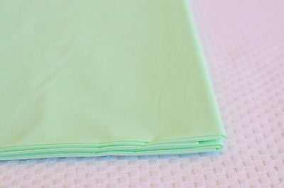 Premium Plastic Seafoam Mint Green Table Skirt 29" x 14" Reusable- Le Petit Pain