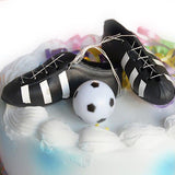 Soccer Cleats and Soccer Ball Cake Topper , Soccer Shoes Sports Team Party- Le Petit Pain