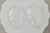 Clear Plastic Egg Shaped Container Ornament DIY Fillable Ornament Easter- Le Petit Pain