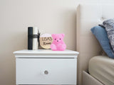 Vintage Light Up Pink Teddy Bear Girls Room Lamp