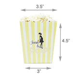 Soon To Pop Yellow Baby Shower Popcorn Favor Box-Set of 20- Le Petit Pain