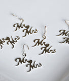 20 Mr. and Mrs. Wedding Favor Silver Charms Decor Gift Tags
