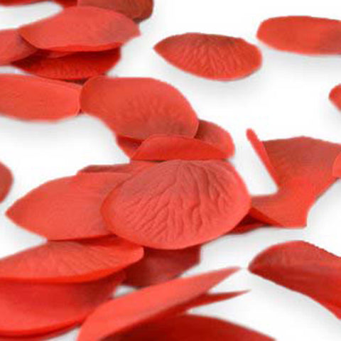 300 count Red Synthetic Rose Petals Fabric Rose Petals, Wedding Party Decoration