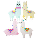 2 Pastel Llama Party Decoration Banners Paper Garlands 12 Feet Set of 2