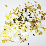 White Gold Foil Shredded Confetti Paper Glitter Party Decoration- Le Petit Pain