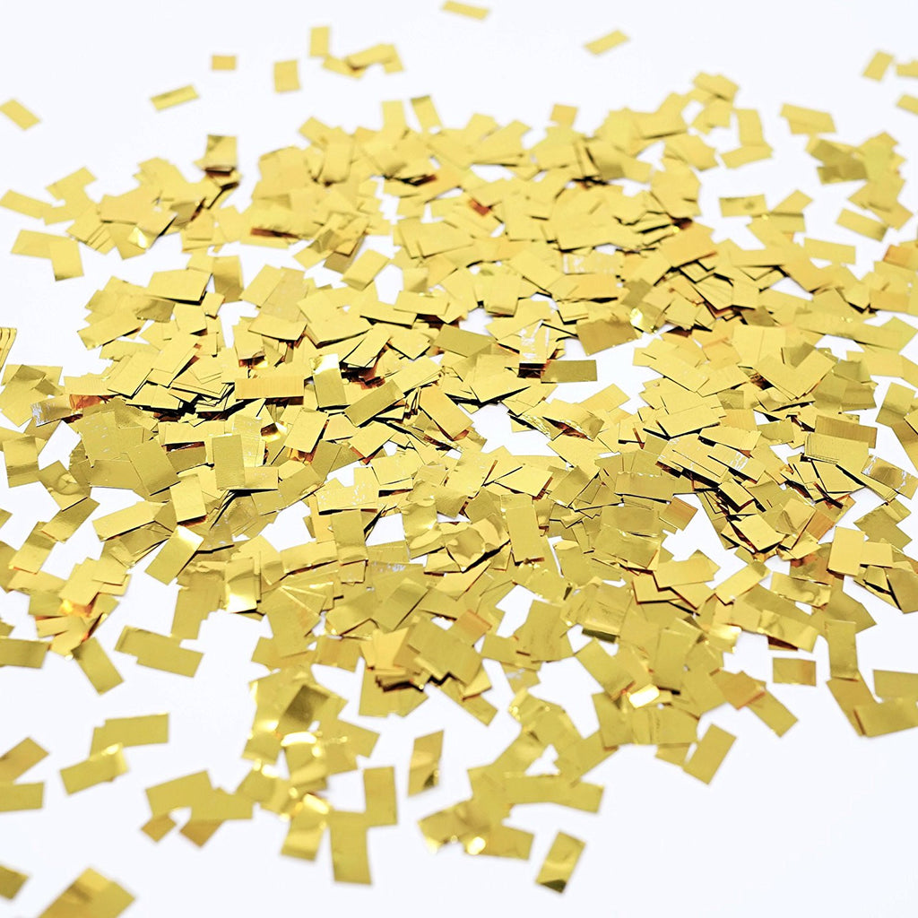 Metallic Gold Foil Shredded Confetti Paper Glitter Party Decoration – Le  Petit Pain