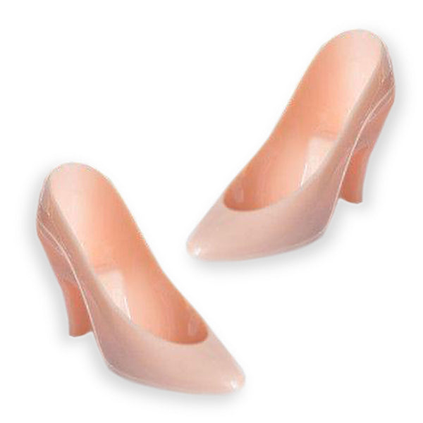 12 Peach Cinderella Glass Slippers Cake Topper Wedding Decoration