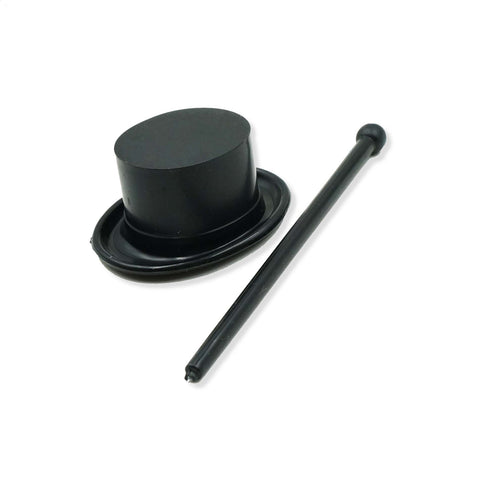 Tuxedo Top Hat and Cane Plastic Party Favors 12 Pack