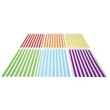48 Rainbow Striped Stripes 5x7 Paper Treat Candy Bags Goody Favor Bags - le petit pain