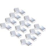 12 White Communion Bible Open Book Favors