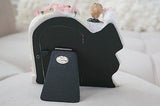 Vintage Bride and Groom Picture Perfect Frame with Rose Arch Photo Favor- Le Petit Pain