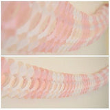 13 Ft Arcade Garland Pink & White or Blue & White Shower Party - le petit pain