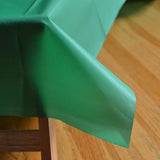 54" x 108" Rectangle Plastic Table Cover Table Cloth Multiple Colors! Durable - le petit pain