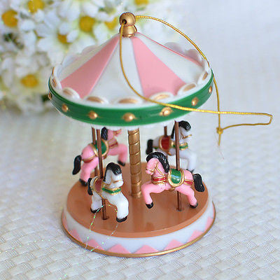 Pink Circus Carousel Cake Topper for Baby Showers, Birthdays Vintage Carnival- Le Petit Pain