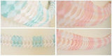 13 Ft Arcade Garland Pink & White or Blue & White Shower Party - le petit pain