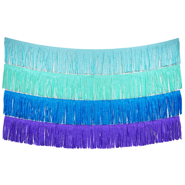 Mermaid Fringe Tassel Banners 8 Feet x 14 in